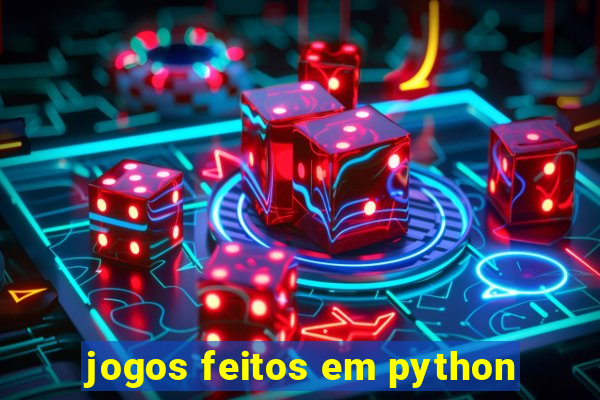 jogos feitos em python